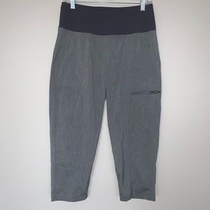 Lucy Get Going Cargo Capri Pants Heather Gray